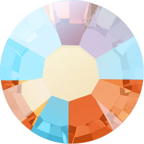 MAXIMA Crystals by Preciosa Hotfix Rhinestones Sun Shimmer AB 20ss