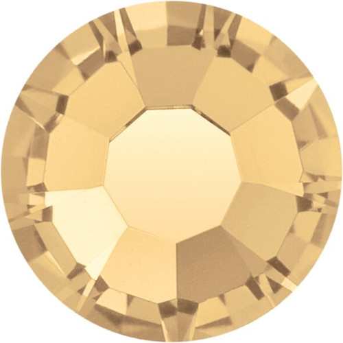 MAXIMA Crystals by Preciosa Flatback Rhinestones Light Colorado Topaz 12ss