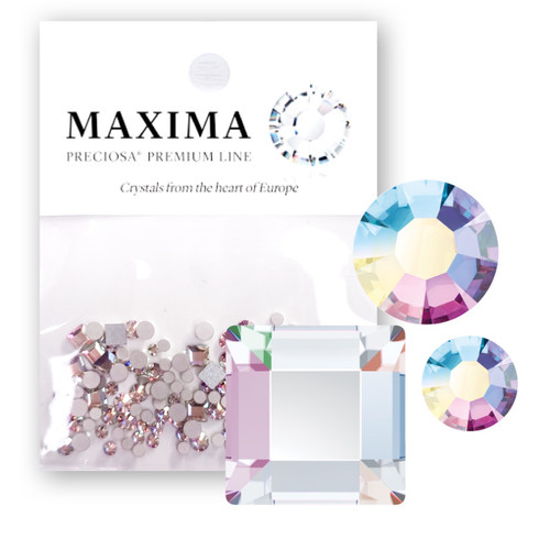 Preciosa Crystal Mix Pack Square Shape Crystal AB