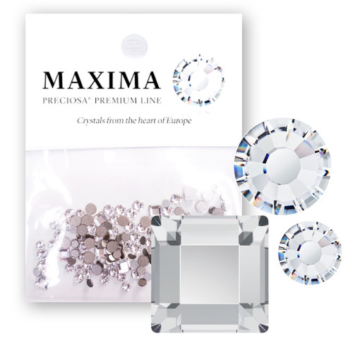 MAXIMA Crystals by Preciosa Mix Pack Square Shape Crystal