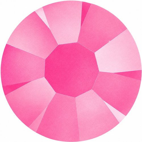 MAXIMA Crystals by Preciosa Flatback Rhinestones Neon Pink 20ss