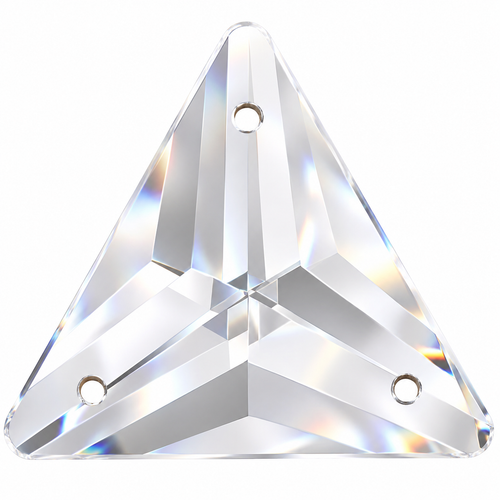 Starcut Crystal Sew On Triangle Crystal 16mm