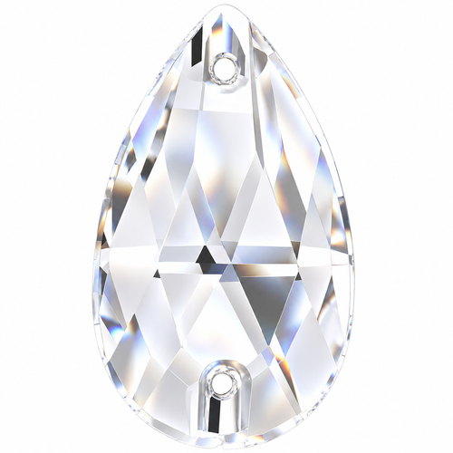Starcut Crystal Sew On Pear Crystal 18x10.5mm