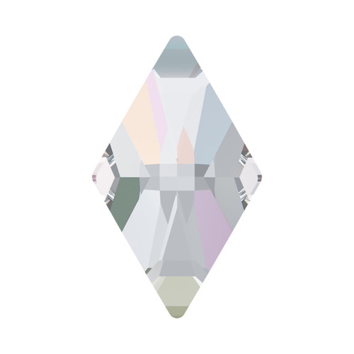 PriceLess Crystal Flatback Shape Rhombus Crystal AB 06x4mm