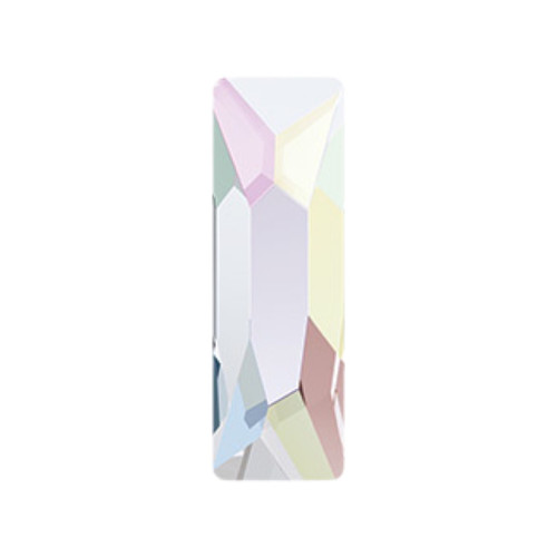 PriceLess Crystal Flatback Shape Baguette Crystal AB 09x2.5mm
