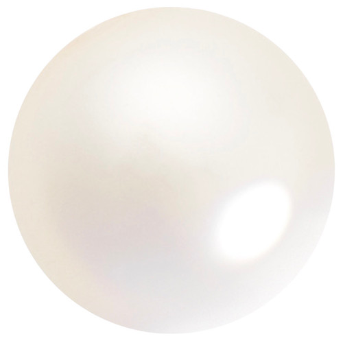 PriceLess Trims Flatback Pearls White 6mm