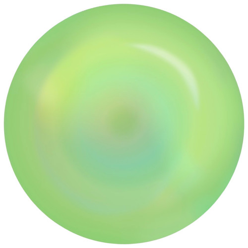 PriceLess Trims Flatback AB Pearls Green AB 5mm