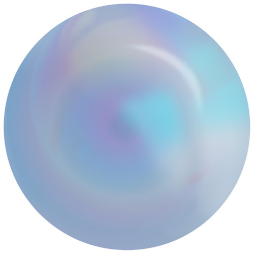 Priceless Trims Flatback AB Pearls Light Blue AB 5mm