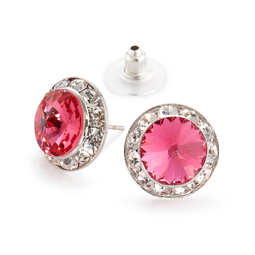 15mm Performance Earrings - Indian Pink Pierced