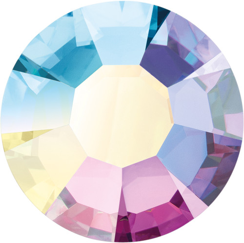 MAXIMA Crystals by Preciosa Flatback Rhinestones Crystal AB UNFOILED 12ss