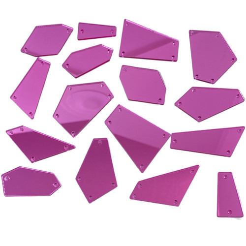 PriceLess Trims Shattered Mirror Mix Pink
