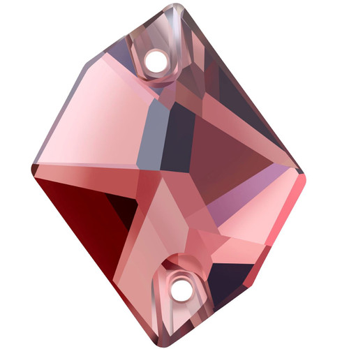 Starcut Crystal Sew On Cosmic Burgundy 17x13mm