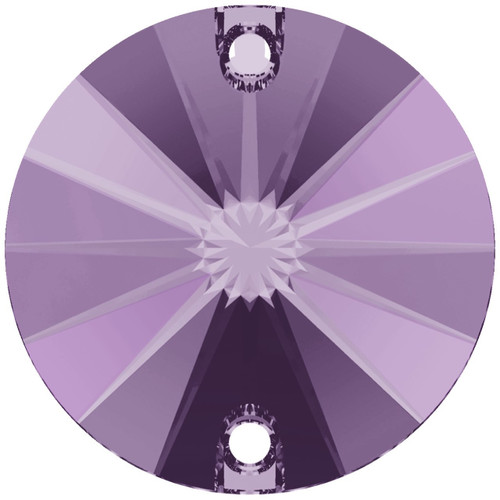 Starcut Crystal Sew On Rivoli Amethyst 14mm