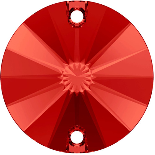 Starcut Crystal Sew On Rivoli Light Siam 14mm
