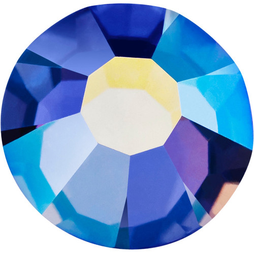 MAXIMA Crystals by Preciosa Flatback Rhinestones Blue Violet Shimmer AB 12ss
