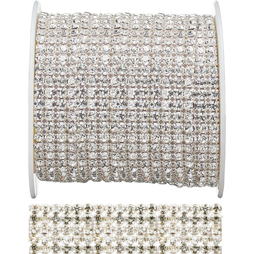 Priceless Crystal Metal Set Banding Crystal/Silver 5 Row