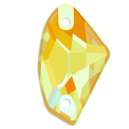 Starcut Crystal Sew On Galactic Sunflower 19x12mm