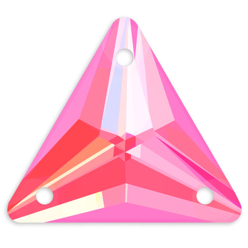 Starcut Crystal Sew On Triangle Candy Delite 16mm