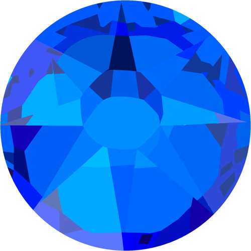 Starcut Crystal Flatback Rhinestones Sapphire 30ss