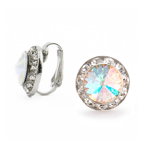 15mm Children's Performance Earrings - Crystal AB Clipped