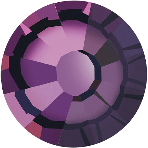 PriceLess Crystal Flatback Rhinestones Purple Velvet 30ss