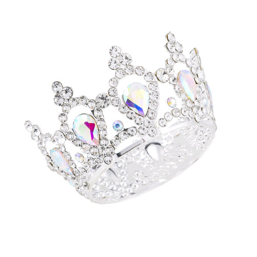 Crystal Avenue Crown - 2.25" 60789 Crystal AB/Silver