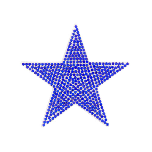 PriceLess Crystal Self Adhesive + Hotfix Star Sapphire Medium - 6 Pack