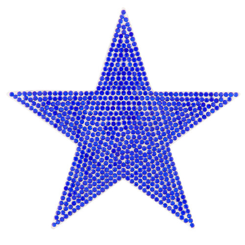 PriceLess Crystal Self Adhesive + Hotfix Star Sapphire Large - 3 Pack