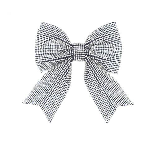 Crystal Avenue Hair Accessory 72130 - Cheer Bow Barrette Crystal