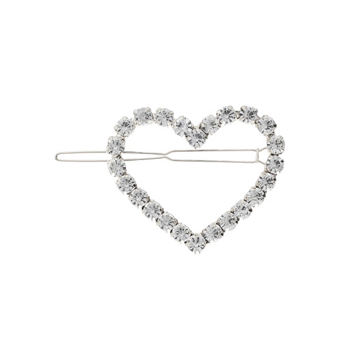 Starlight Crystal Jewelry™ Hair Accessory - Heart Barrette Crystal