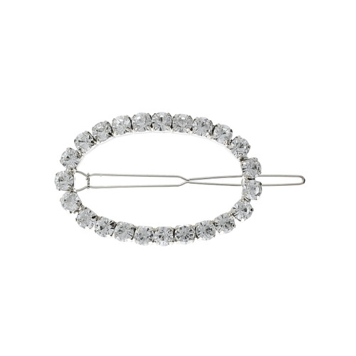 Starlight Crystal Jewelry™ Hair Accessory - Oval Barrette Crystal