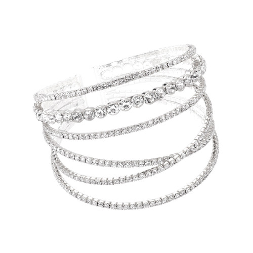 Crystal Avenue Memory Wire 83637 - S Rs Mix Design 6 Line Wire