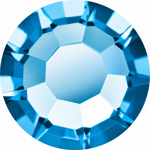 MAXIMA Crystals by Preciosa Flatback Rhinestones Malibu Blue 12ss