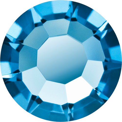 MAXIMA Crystals by Preciosa Flatback Rhinestones Malibu Blue 30ss