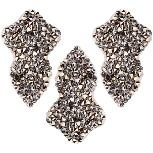 Austrian Crystal Rock Small Fleur 024 Metallic Light Gold - 3 pieces