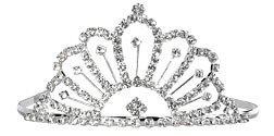 Crystal Avenue Tiara - 2.5" 60156 Crystal/Silver