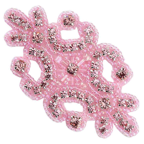 PriceLess Crystal Trim Applique #604 Light Rose