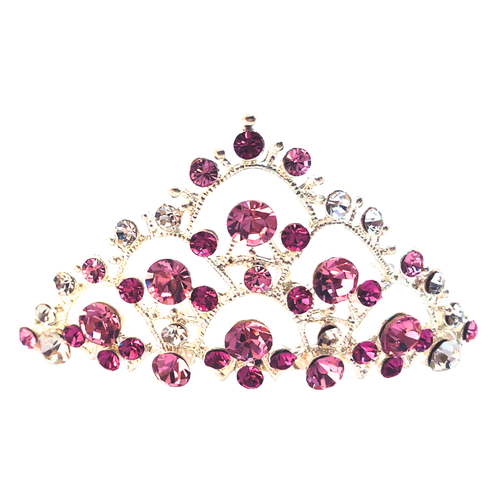 Small Tiara in Light Rose and Rose