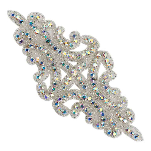 PriceLess Crystal Trim Applique #603 Crystal AB/Silver
