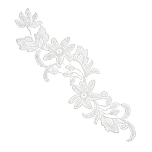 DIY Applique - White Viola B