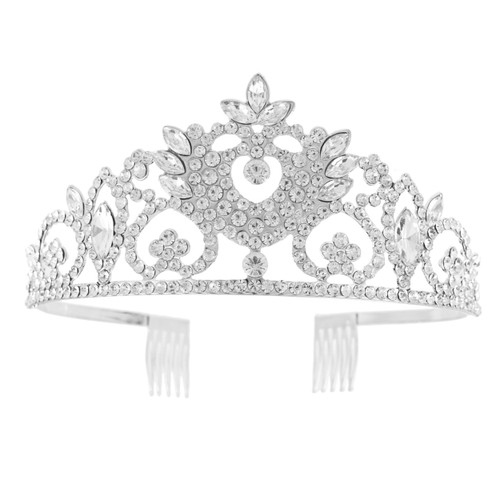 Crystal Avenue Tiara - 1.81" 60777 Crystal/Silver
