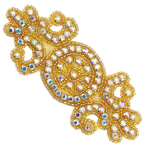 PriceLess Crystal Trim Applique #602 Crystal AB/Gold