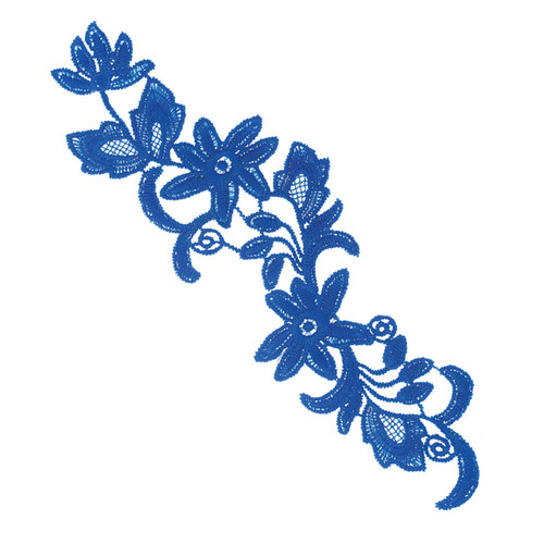 DIY Applique - Blue Viola B