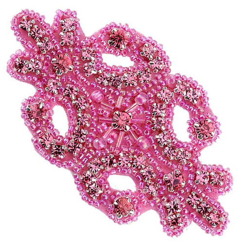 PriceLess Crystal Trim Applique #604 Rose