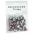 PriceLess Trims Metallic Spike Silver 10mm - 3 dozen