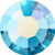 LUX Austrian Crystal Flatback Rhinestones Indicolite AB 30ss