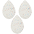 Swarovski Crystal Fine Rock Large Pear #013 Crystal AB