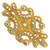 PriceLess Crystal Trim Applique #604 Crystal AB/Gold