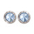 15mm Performance Earrings - Light Sapphire Clipped
