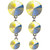 Graduated Drop Earrings - Crystal AB Pierced